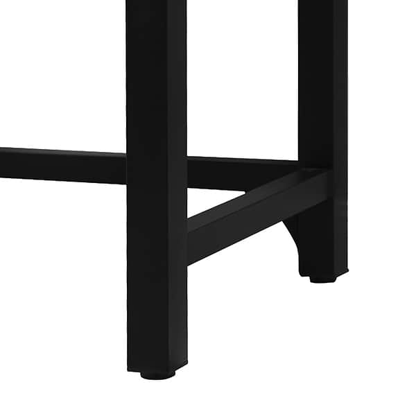 Mateo Black 42" Single Vanity with White Acrylic Top