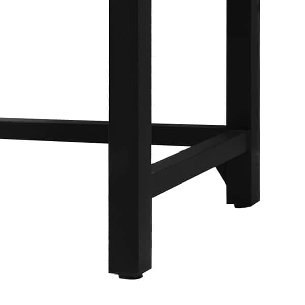 Mateo Black 48" Single Vanity with White Acrylic Top