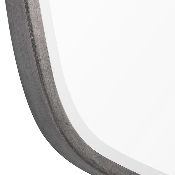 Ayelet Silver 22x36" Geometric Mirror