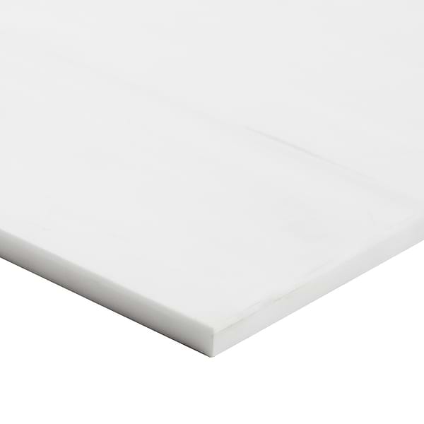 Alterno Crema Ella Beige and Glacier White Extra 12x12 Honed Marble Checkerboard Tile
