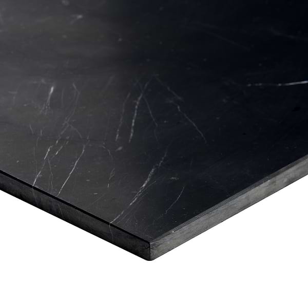 Alterno Black Silk and Lilac 12x12 Honed Marble Checkerboard Tile