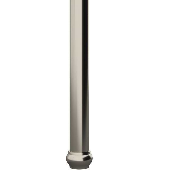 Pierce Brushed Nickel 30" Single Console with Rectangle Sink and Carrara Marble Top
