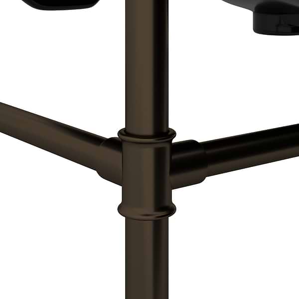Charles Oil Rubbed Bronze 36" Single Console with Black Ceramic Top