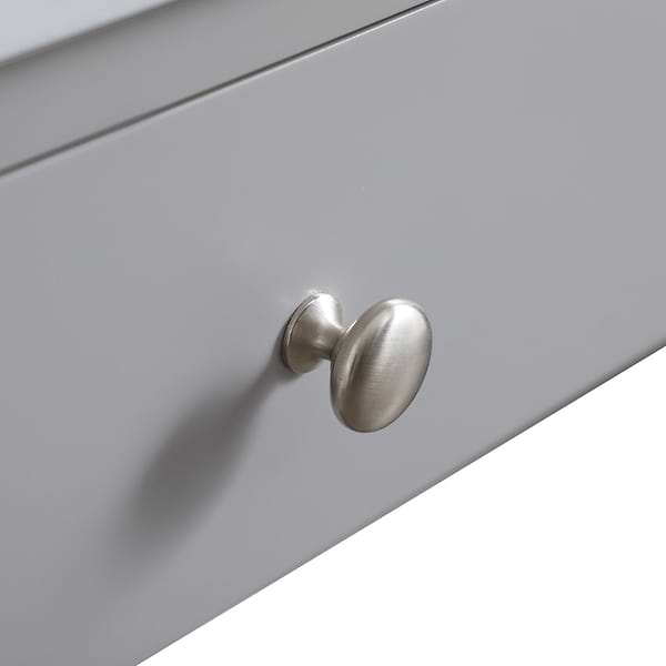 Murray Gray 36" Single Vanity with White Cultured Marble Top