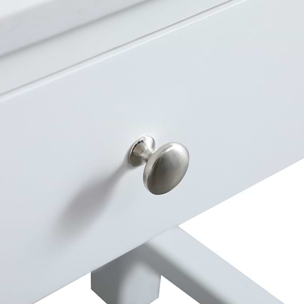 Murray White 42" Single Vanity with White Cultured Marble Top