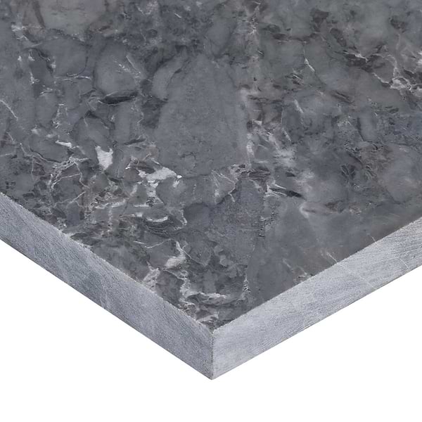 Alaris Lovina Gray 12" Octagon with Lovina Gray Dot Honed Marble Tile