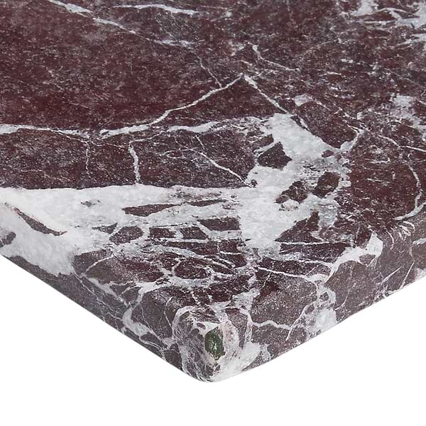 Alaris Simena 8" Octagon with Rosso Levanto Dot Tumbled Limestone and Marble Tile
