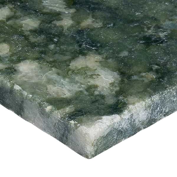 Alaris Lovina Gray 8" Octagon with Verde Dot Tumbled Marble Tile