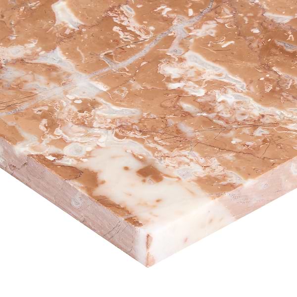 Alaris Crema Ella 12" Octagon with Bellini Dot Honed Marble Tile