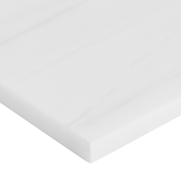 Alaris Lovina Gray 12" Octagon with Glacier White Dot Honed Marble Tile