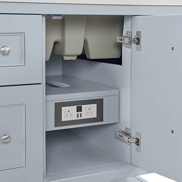 James Martin Vanities Breckenridge Serenity Blue 36" Single Vanity without Top