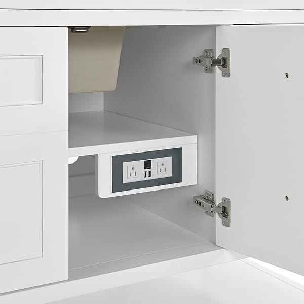 James Martin Vanities Breckenridge Bright White 60" Single Vanity without Top