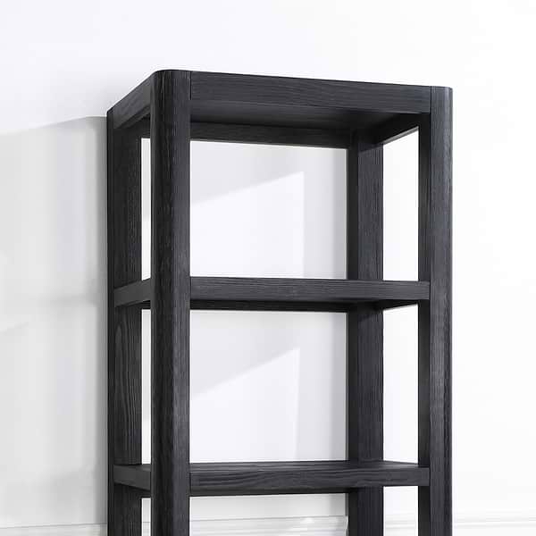Solara Black Oak  22" Linen Cabinet