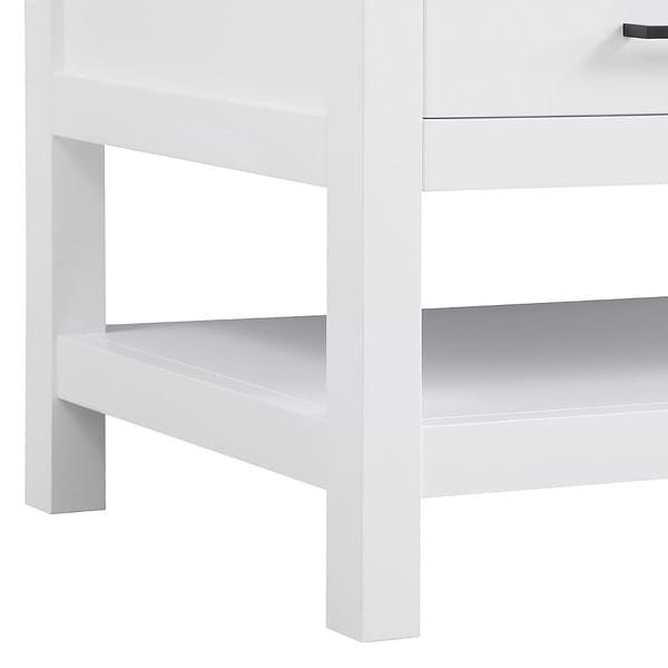 Carson White 42" Single Vanity with Cultured Marble Top