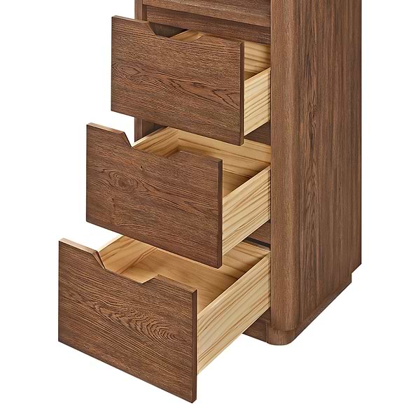 Salma Weathered Brown Oak 20" Linen Cabinet