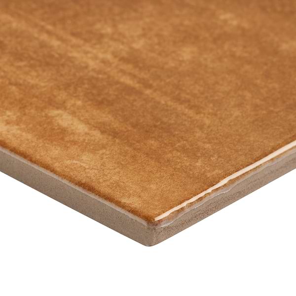 Aquarella Sunset Orange 4x16 Glossy Ceramic Tile