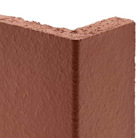 Brownstone Red 2x7 Matte Clay Thin Brick Edge Cap