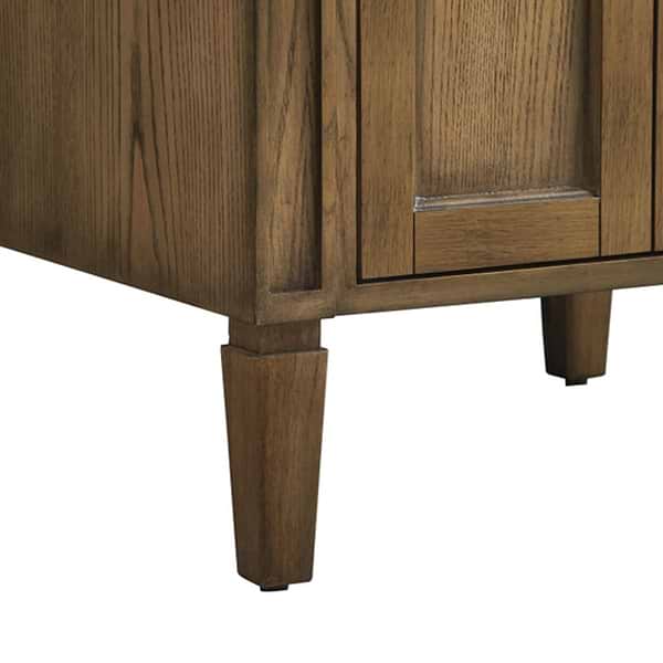 Montair Dark Brown 24" Single Vanity With Carrara White Marble Top