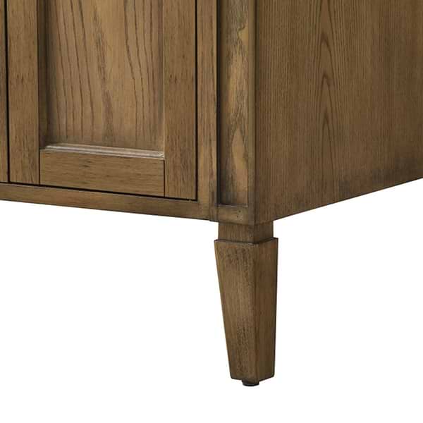 Montair Dark Brown 36" Single Vanity With Carrara White Marble Top