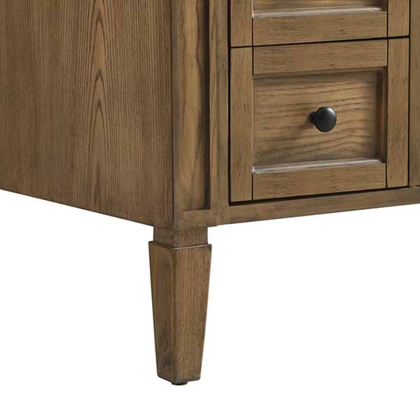 Montair Dark Brown 48" Single Vanity With Carrara White Marble Top
