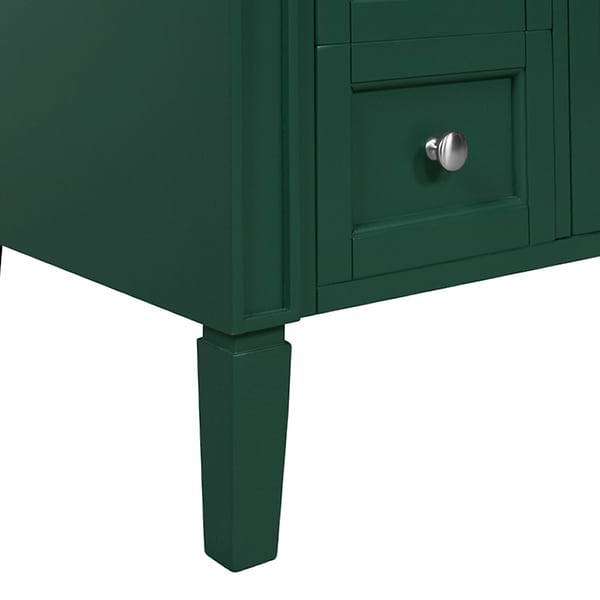 Montair Green 48" Single Vanity With Carrara White Marble Top