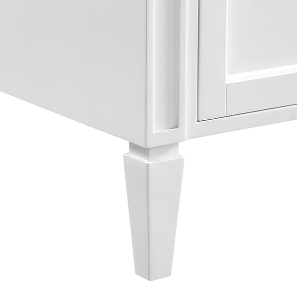 Montair White 48" Single Vanity With Carrara White Marble Top