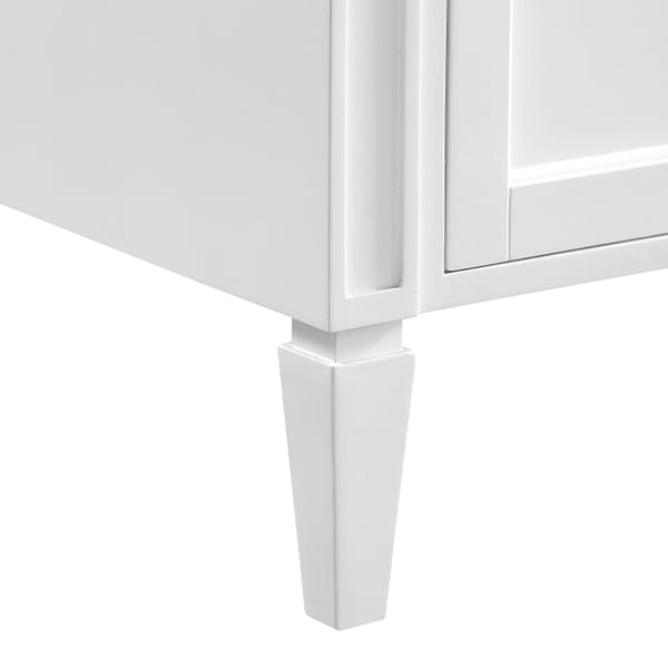 Montair White 60" Single Vanity With Carrara White Marble Top