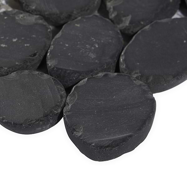 Nature Alor Black Round Pebble Mosaic