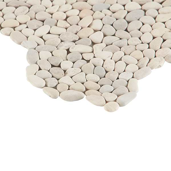 Nature Lovina White Micro Pebble Mosaic