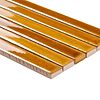Kanbina Mustard Yellow 5x18 Crackled Glossy Ceramic Mosaic Tile