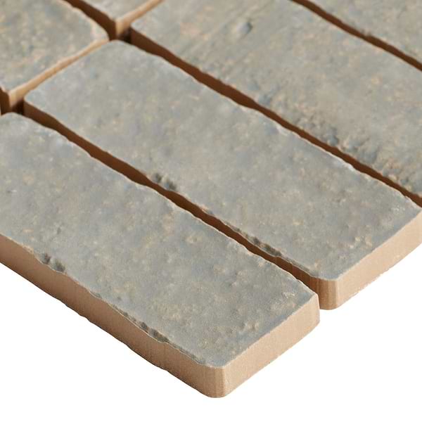Brixon Seawater Gray 1.5x4 Stacked Matte Porcelain Mosaic Tile