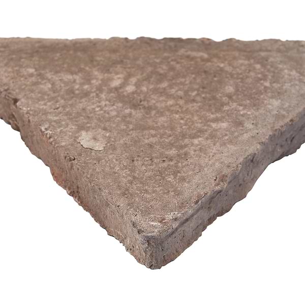 Terra Villa Gray 6" Triangle Matte Presealed Genuine Terracotta Tile