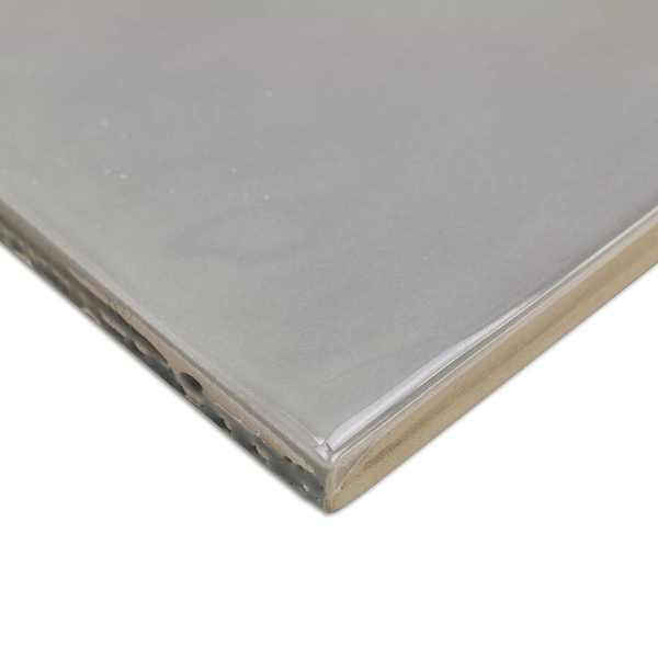 Santa Monica Gray 4X12 Polished Ceramic Subway Tile in Gray, View 5, open zoomed image