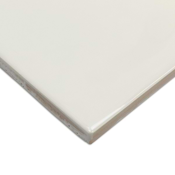 Santa Monica Ivory Beige 4X12 Polished Ceramic Subway Tile in Ivory, View 6, open zoomed image