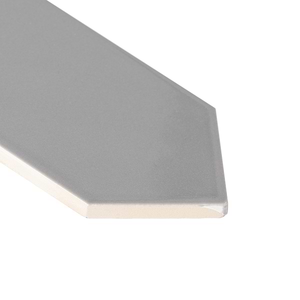 Kent Gray 3x12 Picket Polished Ceramic Wall Tile