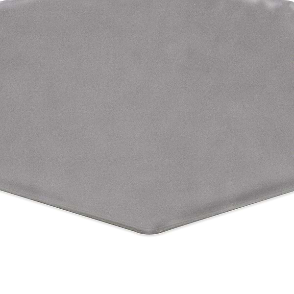 Manchester Charcoal Gray 4x8 Hexagon Glazed Ceramic Wall Tile