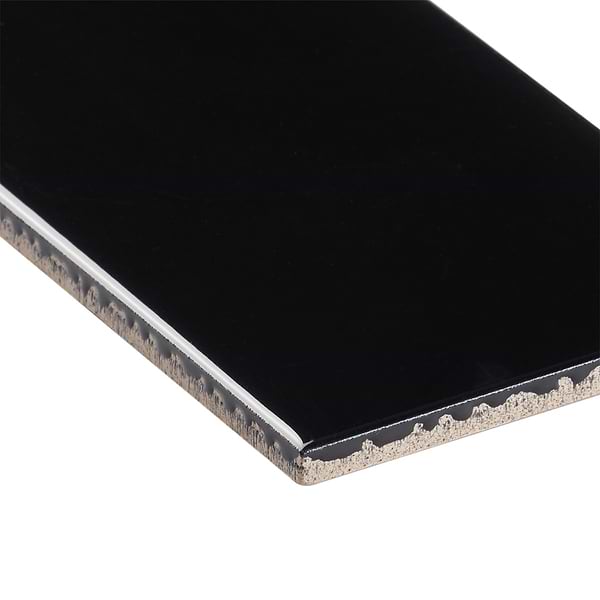 Park Hill Black 4x12 Polished Porcelain Tile