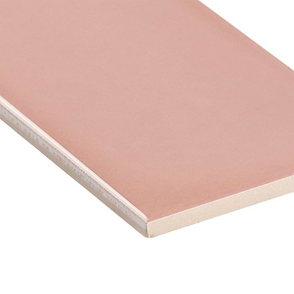 Park Hill Coral Rose Pink 4X12 Polished Porcelain Tile
