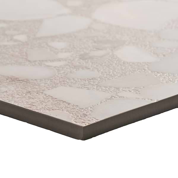 Piccoli Grande Warm Gray 36x36 Terrazzo Look Semi-Polished Porcelain Tile