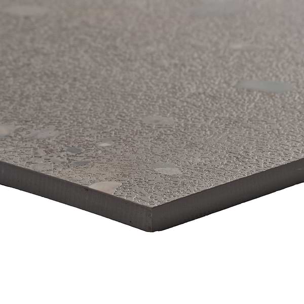 Piccoli Petite Antracite Gray 36x36 Terrazzo Look Matte Porcelain Tile