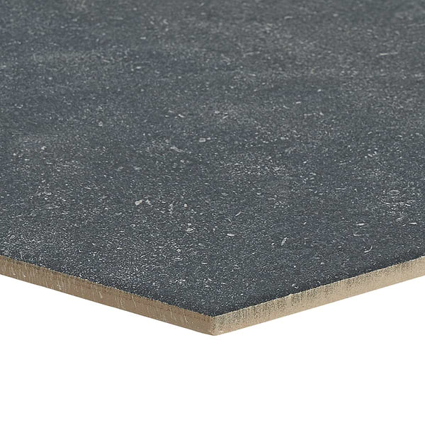Texstone Antracita Dark Gray 9" Matte Porcelain Hexagon Tile