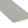 Texstone Deco Gris Gray 4x19 Matte Porcelain Subway Tile