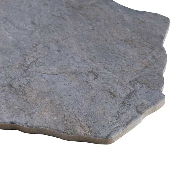 Pathstone Grafito Gray Textured Matte Porcelain Flagstone Tile