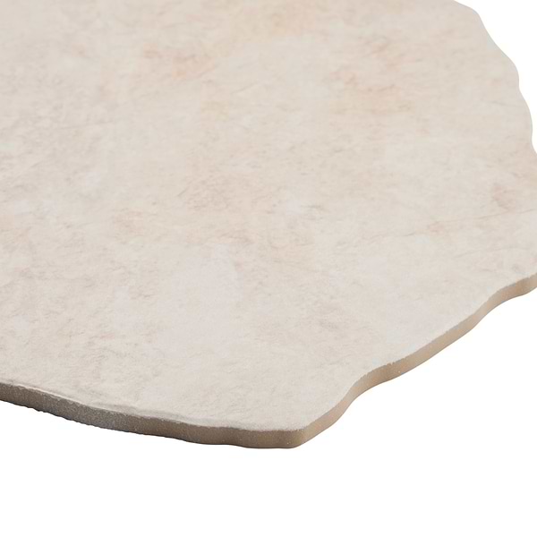 Pathstone Marfil Cream Textured Matte Porcelain Flagstone Tile
