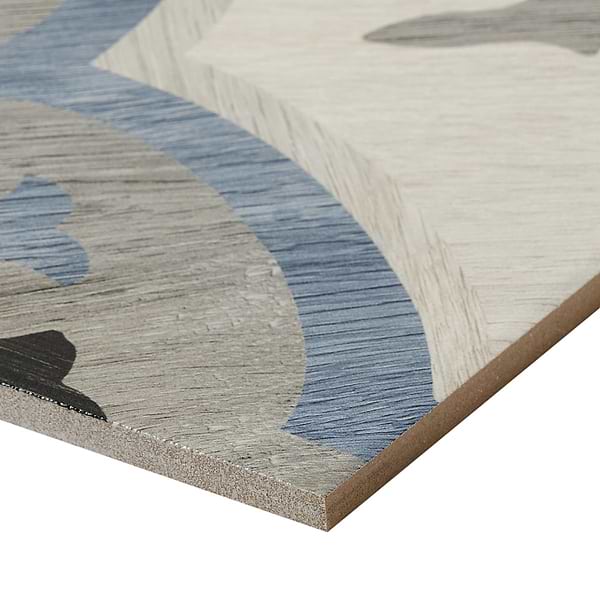 Delancey Briar Blue 8x8 Matte Porcelain Tile