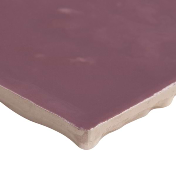 Mulberry Purple 4x4 Zellige Glossy Ceramic Tile