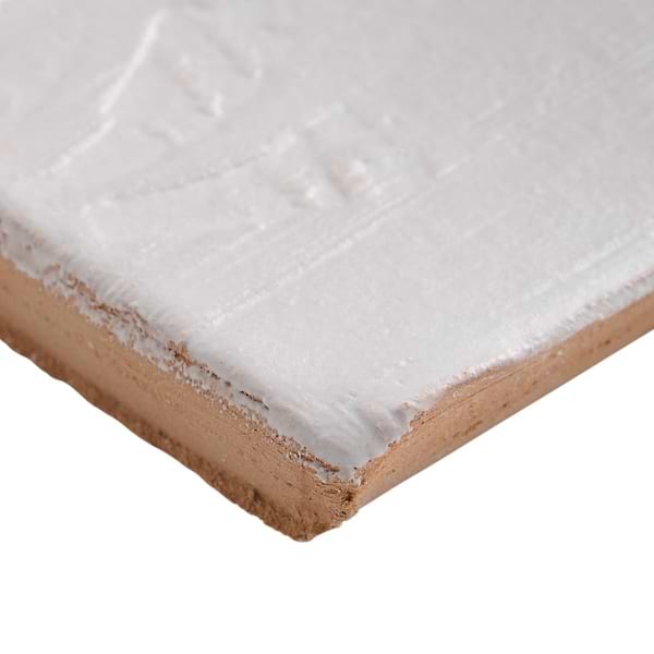 Impress Blanco White 2x10 Handmade Matte Terracotta Tile