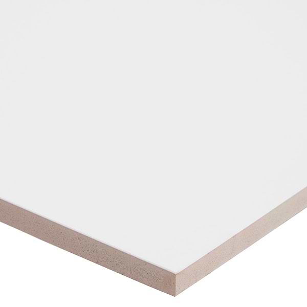 Basic White 12x24 Polished Ceramic Subway Wall Tile
