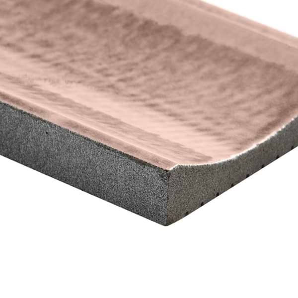 Lava Art Fluted Coral 6x36 3D Glossy Lava Stone Tile