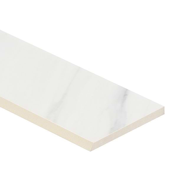 Calacatta Azur 3x24 Matte Porcelain Bullnose